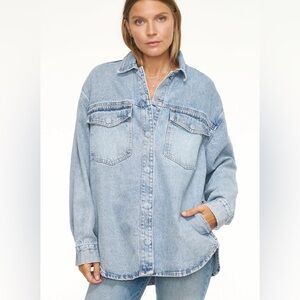Pistola Mandy Denim Shacket - M